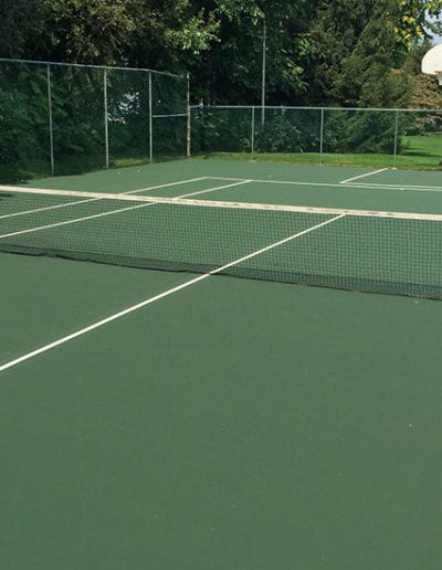 Basketball-tennis court